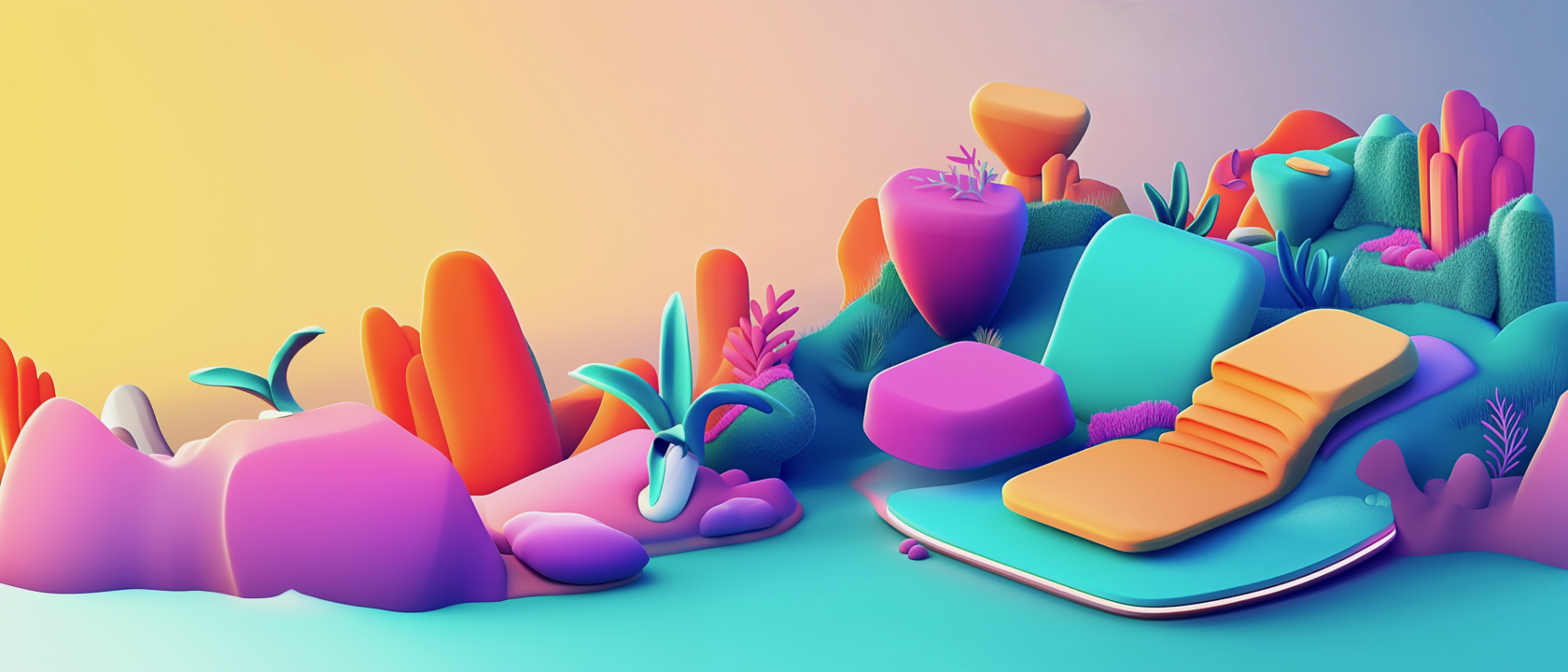 Abstract illustration representing connection